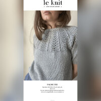 Sandnes Garn Le Knit Palme Tee Strickanleitung in Englisch